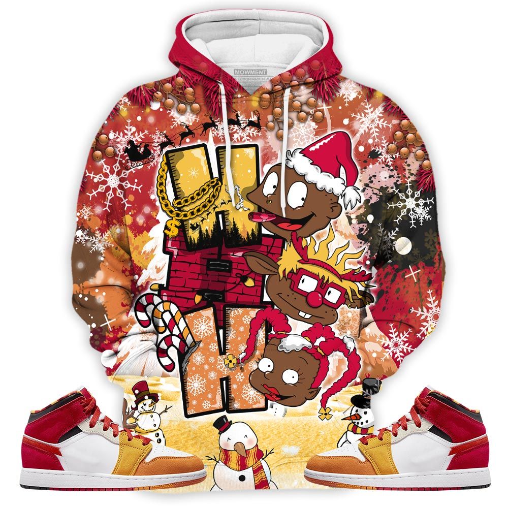 Hohoho Rugrats Christmas Sneaker Shirt Match Mid Picnic 1S, Jordan 1 Mid Picnic Hoodie Sweatshirt Tee All Over Print MKO Shirt Hohoho Rugrats Christmas Sneaker Shirt Match Mid Picnic 1S, Jordan 1 Mid Picnic Hoodie Sweatshirt Tee All Over Print MKO Shirt