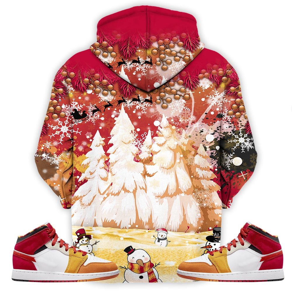 Hohoho Rugrats Christmas Sneaker Shirt Match Mid Picnic 1S, Jordan 1 Mid Picnic Hoodie Sweatshirt Tee All Over Print MKO Shirt
