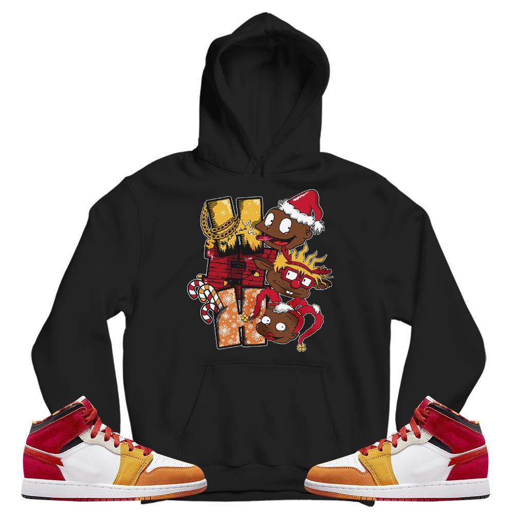HoHoHo Rugrats Christmas Sneaker Shirt Match Mid Picnic 1s, Jordan 1 Mid Picnic MKO T-Shirt
