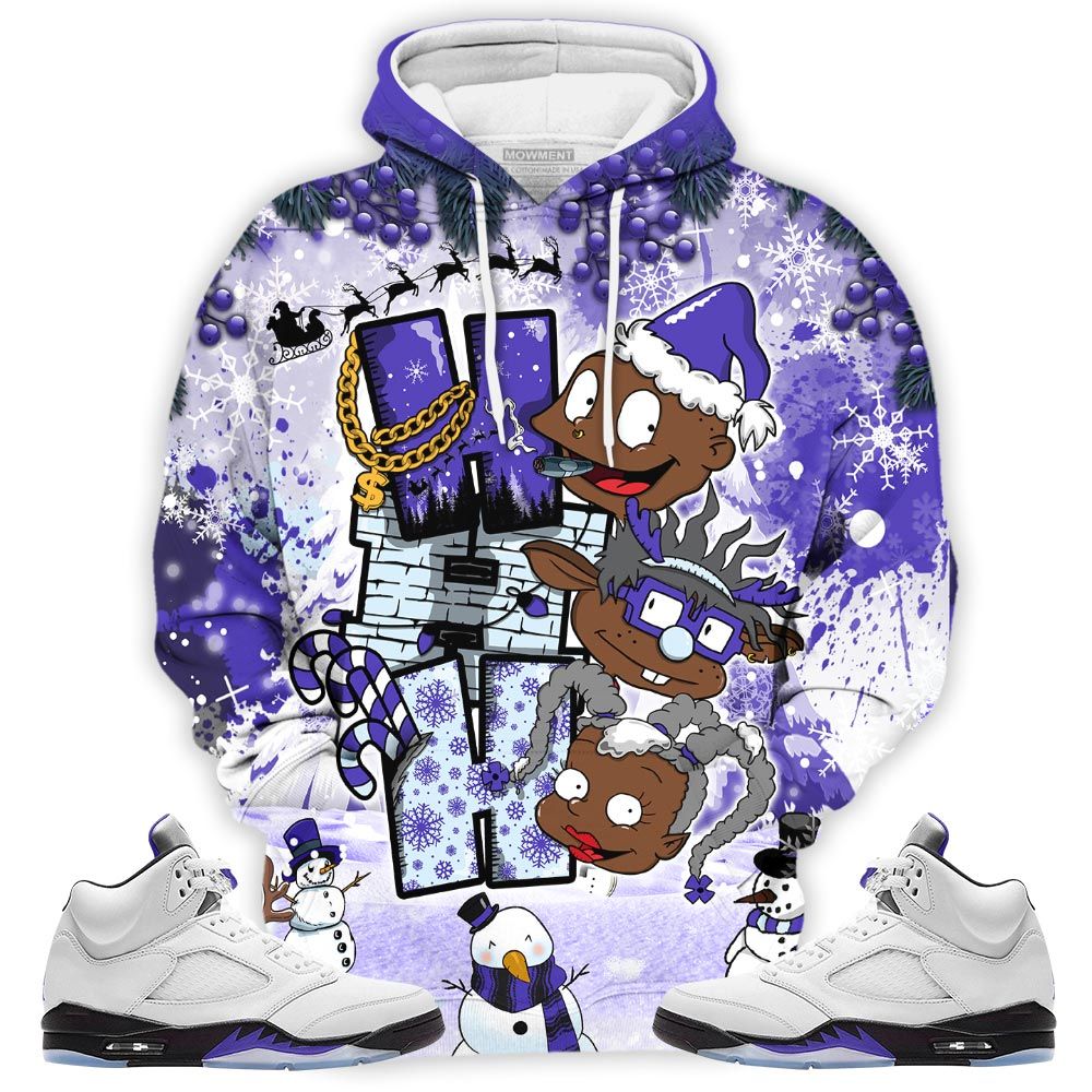 Hohoho Rugrats Christmas Sneaker Shirt Match Retro Concord 5S, Jordan 5 Retro Concord Hoodie Sweatshirt Tee All Over Print MKO Shirt Hohoho Rugrats Christmas Sneaker Shirt Match Retro Concord 5S, Jordan 5 Retro Concord Hoodie Sweatshirt Tee All Over Print MKO Shirt