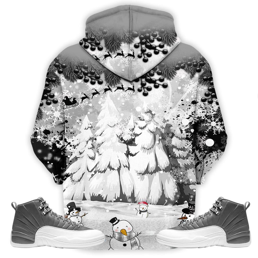 Hohoho Rugrats Christmas Sneaker Shirt Match Retro Stealth 12S, Jordan 12 Retro Stealth Hoodie Sweatshirt Tee All Over Print MKO Shirt