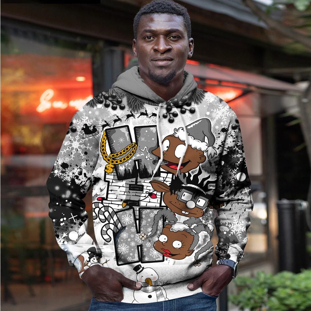 Hohoho Rugrats Christmas Sneaker Shirt Match Retro Stealth 12S, Jordan 12 Retro Stealth Hoodie Sweatshirt Tee All Over Print MKO Shirt Hohoho Rugrats Christmas Sneaker Shirt Match Retro Stealth 12S, Jordan 12 Retro Stealth Hoodie Sweatshirt Tee All Over Print MKO Shirt