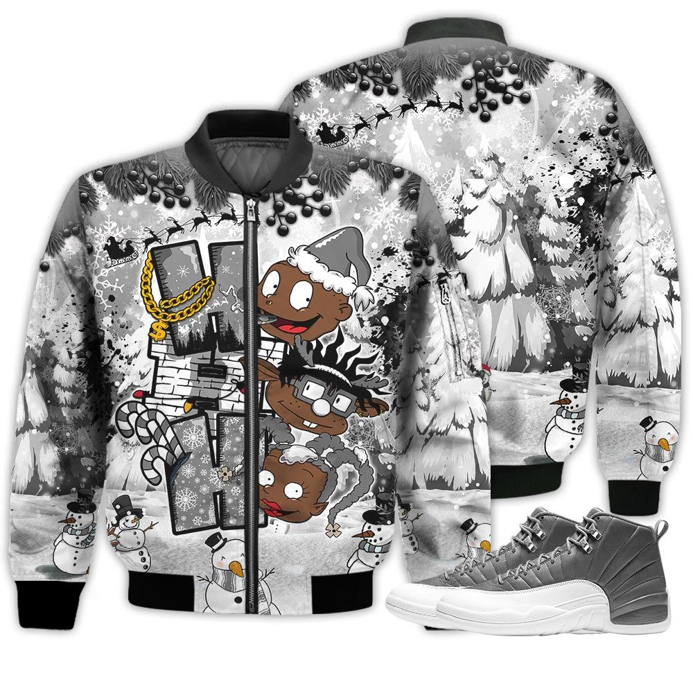 Hohoho Rugrats Christmas Sneaker Shirt Match Retro Stealth 12S, Jordan 12 Retro Stealth Hoodie Sweatshirt Tee All Over Print MKO Shirt Hohoho Rugrats Christmas Sneaker Shirt Match Retro Stealth 12S, Jordan 12 Retro Stealth Hoodie Sweatshirt Tee All Over Print MKO Shirt
