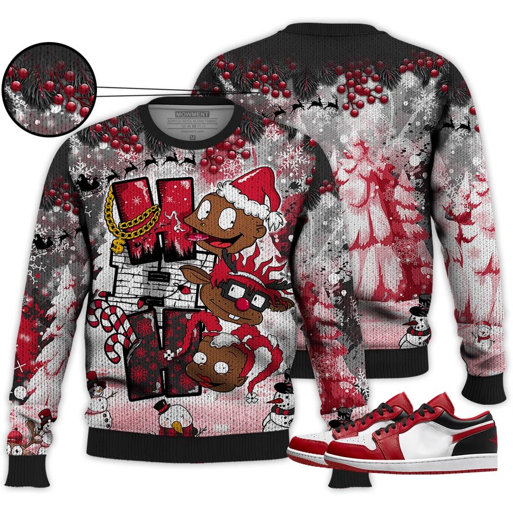 Hohoho Rugrats Christmas Sneaker Shirt Match Reverse Black Toe 1S, Jordan 1 Low Reverse Black Toe Hoodie Sweatshirt Tee All Over Print MKO Shirt Hohoho Rugrats Christmas Sneaker Shirt Match Reverse Black Toe 1S, Jordan 1 Low Reverse Black Toe Hoodie Sweatshirt Tee All Over Print MKO Shirt
