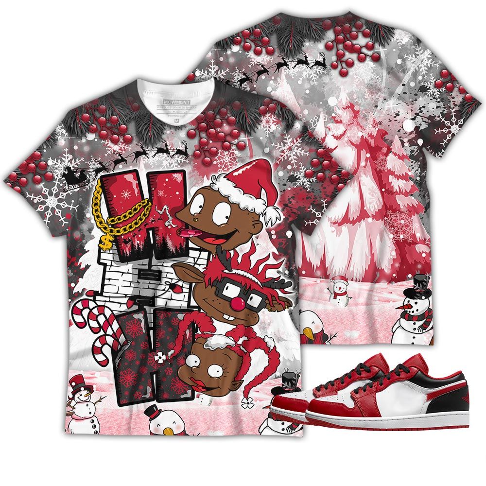 Hohoho Rugrats Christmas Sneaker Shirt Match Reverse Black Toe 1S, Jordan 1 Low Reverse Black Toe Hoodie Sweatshirt Tee All Over Print MKO Shirt Hohoho Rugrats Christmas Sneaker Shirt Match Reverse Black Toe 1S, Jordan 1 Low Reverse Black Toe Hoodie Sweatshirt Tee All Over Print MKO Shirt