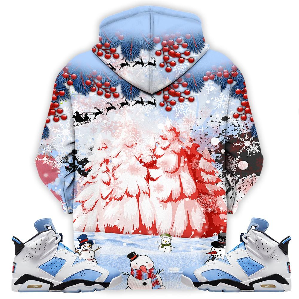 Hohoho Rugrats Christmas Sneaker Shirt Match University Blue 6S, Jordan 6 University Blue Hoodie Sweatshirt Tee All Over Print MKO Shirt
