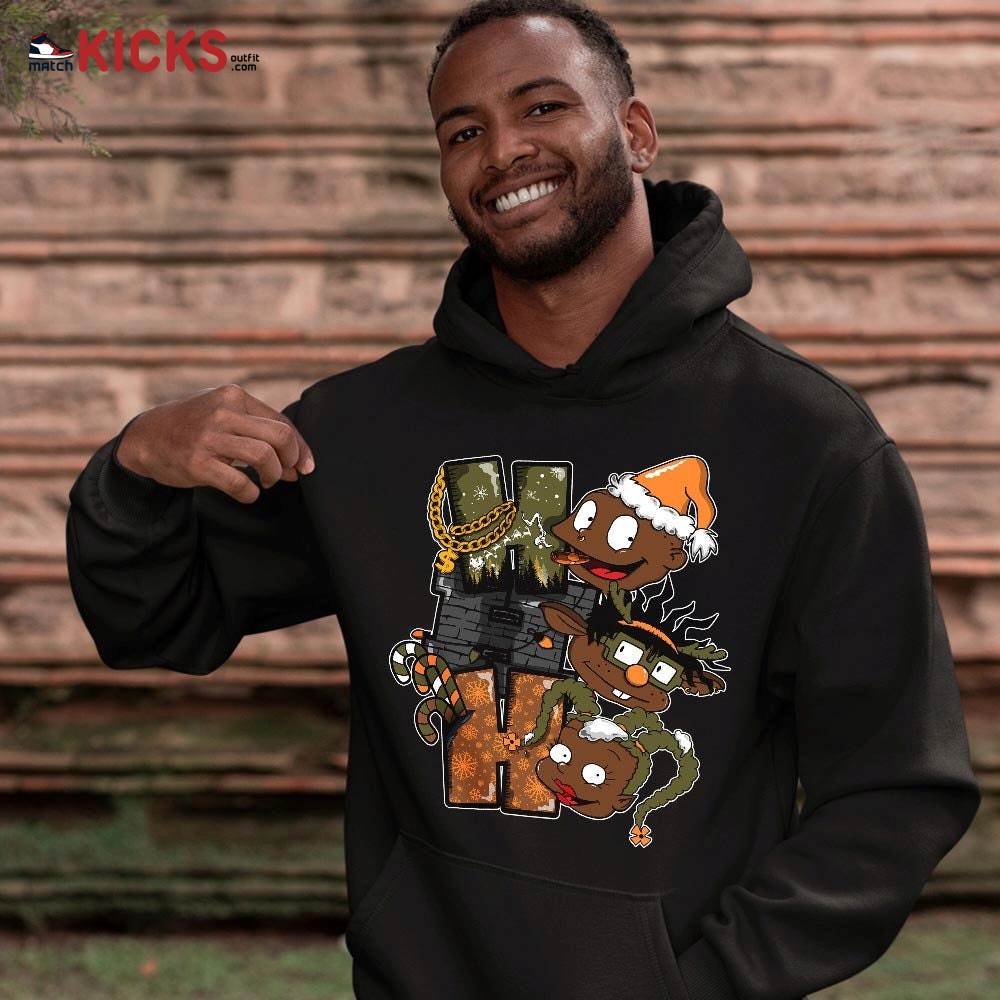 HoHoHo Rugrats Christmas Sneaker Shirt Match Uptempo Cargo Khaki, Air More Uptempo Cargo Khaki MKO T-Shirt HoHoHo Rugrats Christmas Sneaker Shirt Match Uptempo Cargo Khaki, Air More Uptempo Cargo Khaki MKO T-Shirt