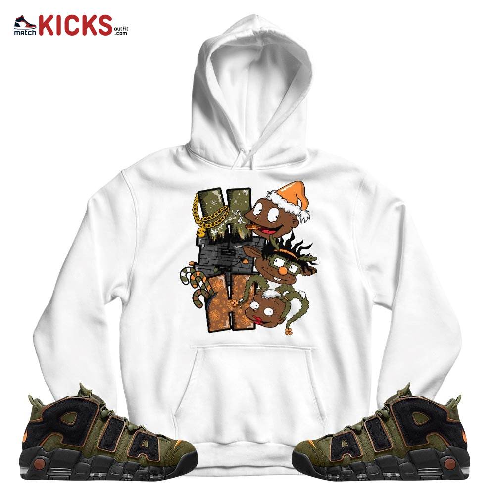 HoHoHo Rugrats Christmas Sneaker Shirt Match Uptempo Cargo Khaki, Air More Uptempo Cargo Khaki MKO T-Shirt HoHoHo Rugrats Christmas Sneaker Shirt Match Uptempo Cargo Khaki, Air More Uptempo Cargo Khaki MKO T-Shirt