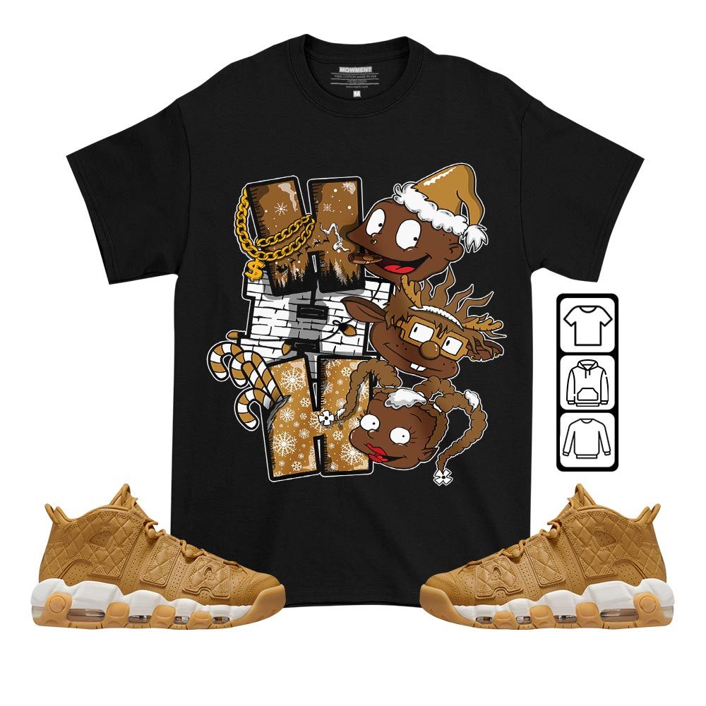 HoHoHo Rugrats Christmas Sneaker Shirt Match Uptempo Quilted, Air More Uptempo Quilted MKO T-Shirt HoHoHo Rugrats Christmas Sneaker Shirt Match Uptempo Quilted, Air More Uptempo Quilted MKO T-Shirt