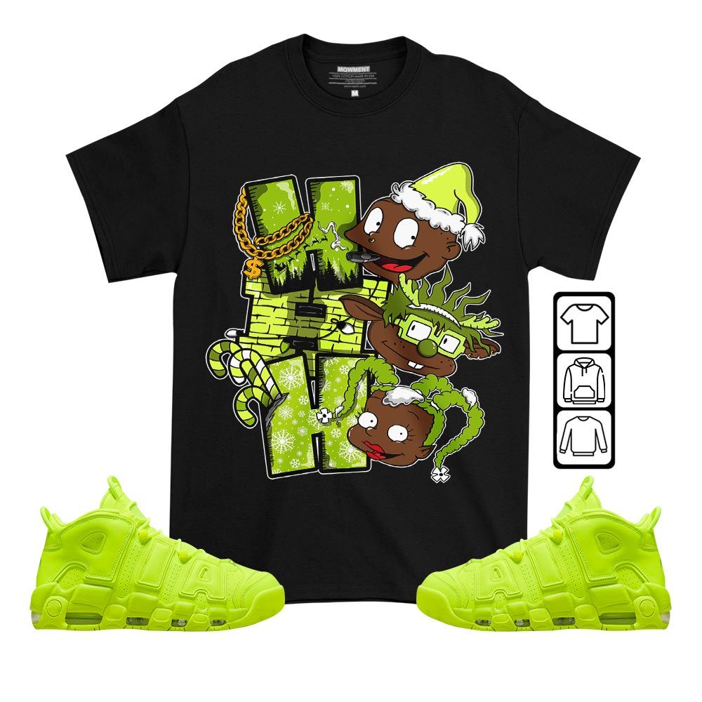 HoHoHo Rugrats Christmas Sneaker Shirt Match Uptempo Volt, Air More Uptempo Volt MKO T-Shirt HoHoHo Rugrats Christmas Sneaker Shirt Match Uptempo Volt, Air More Uptempo Volt MKO T-Shirt