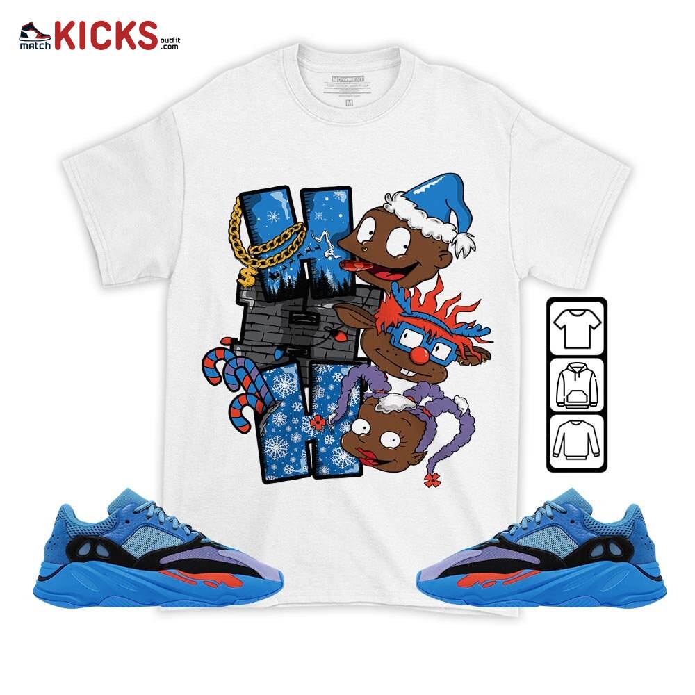 HoHoHo Rugrats Christmas Sneaker Shirt Match V1 Hi-Res Blue 700s, Yeezy 700 V1 Hi-Res Blue MKO T-Shirt HoHoHo Rugrats Christmas Sneaker Shirt Match V1 Hi-Res Blue 700s, Yeezy 700 V1 Hi-Res Blue MKO T-Shirt
