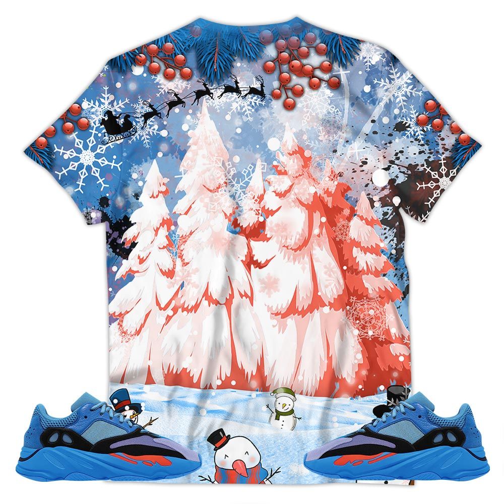 Hohoho Rugrats Christmas Sneaker Shirt Match V1 Hi-Res Blue 700S, Yz 700 V1 Hi-Res Blue Hoodie Sweatshirt Tee All Over Print MKO Shirt