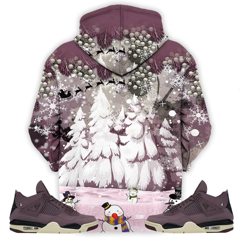 Hohoho Rugrats Christmas Sneaker Shirt Match Violet Ore 4S, Jordan 4 A Ma Maniere Violet Ore Hoodie Sweatshirt Tee All Over Print MKO Shirt