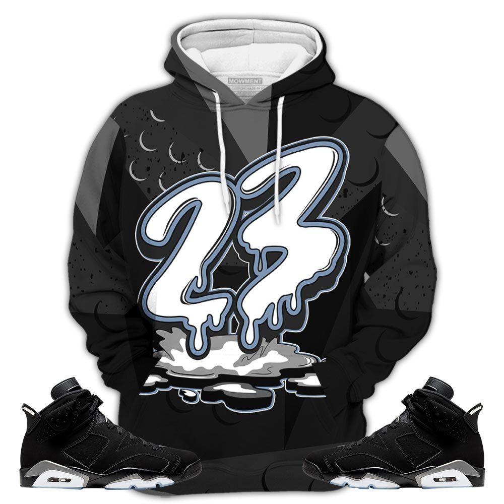 Homie 23 Dripping Sneaker Shirt Match Retro Metallic Silver 6S, Jordan 6 Black Chrome Hoodie Sweatshirt Tee All Over Print MKO Shirt Homie 23 Dripping Sneaker Shirt Match Retro Metallic Silver 6S, Jordan 6 Black Chrome Hoodie Sweatshirt Tee All Over Print MKO Shirt