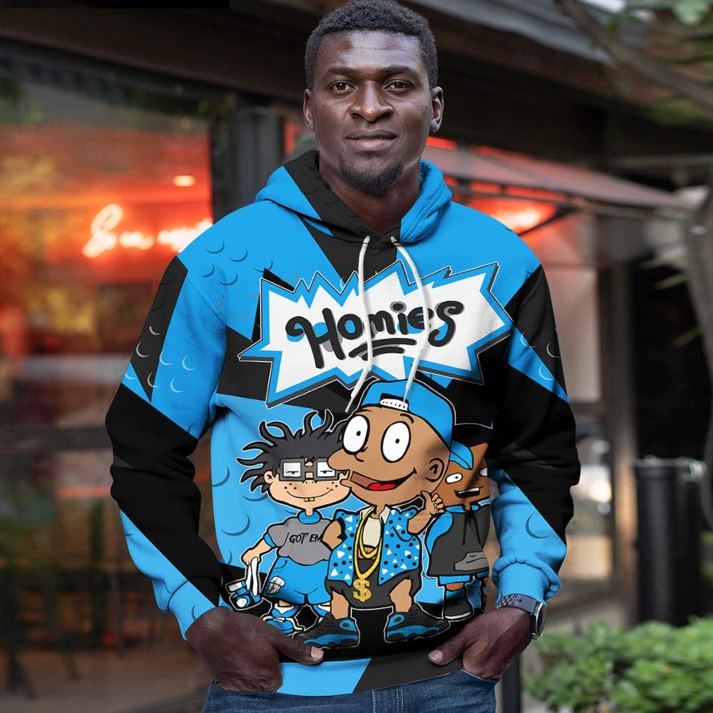 Homie Cartoon 90S Homies Sneaker Shirt Match Black University Blue 13S, Jordan 13 Black University Blue 2022 Hoodie Sweatshirt Tee All Over Print MKO Shirt Homie Cartoon 90S Homies Sneaker Shirt Match Black University Blue 13S, Jordan 13 Black University Blue 2022 Hoodie Sweatshirt Tee All Over Print MKO Shirt