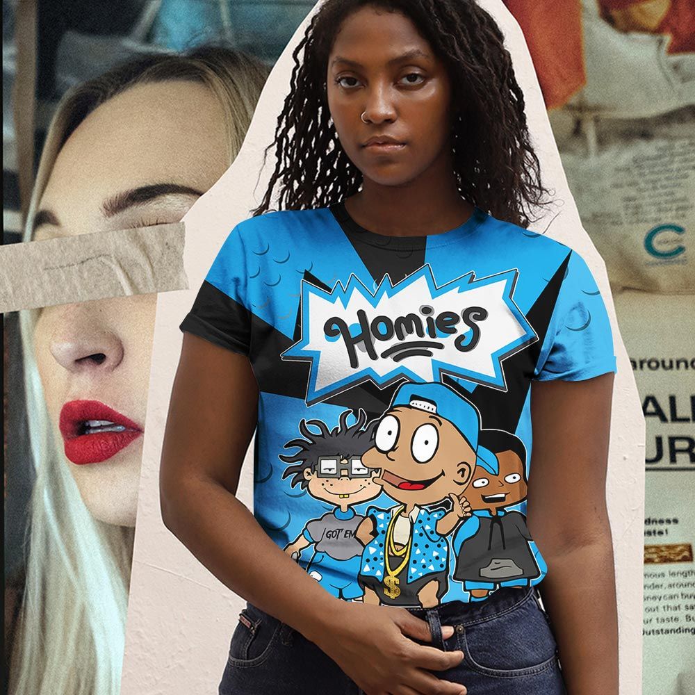 Homie Cartoon 90S Homies Sneaker Shirt Match Black University Blue 13S, Jordan 13 Black University Blue 2022 Hoodie Sweatshirt Tee All Over Print MKO Shirt Homie Cartoon 90S Homies Sneaker Shirt Match Black University Blue 13S, Jordan 13 Black University Blue 2022 Hoodie Sweatshirt Tee All Over Print MKO Shirt