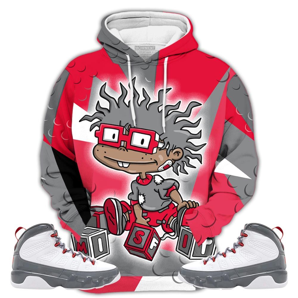 Homie Chuckie Rugrats Misfit Sneaker Shirt Match Grey Fire Red 9S, Jordan 9 Retro Fire Red Hoodie Sweatshirt Tee All Over Print MKO Shirt Homie Chuckie Rugrats Misfit Sneaker Shirt Match Grey Fire Red 9S, Jordan 9 Retro Fire Red Hoodie Sweatshirt Tee All Over Print MKO Shirt