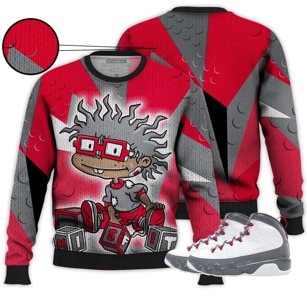Homie Chuckie Rugrats Misfit Sneaker Shirt Match Grey Fire Red 9S, Jordan 9 Retro Fire Red Hoodie Sweatshirt Tee All Over Print MKO Shirt Homie Chuckie Rugrats Misfit Sneaker Shirt Match Grey Fire Red 9S, Jordan 9 Retro Fire Red Hoodie Sweatshirt Tee All Over Print MKO Shirt