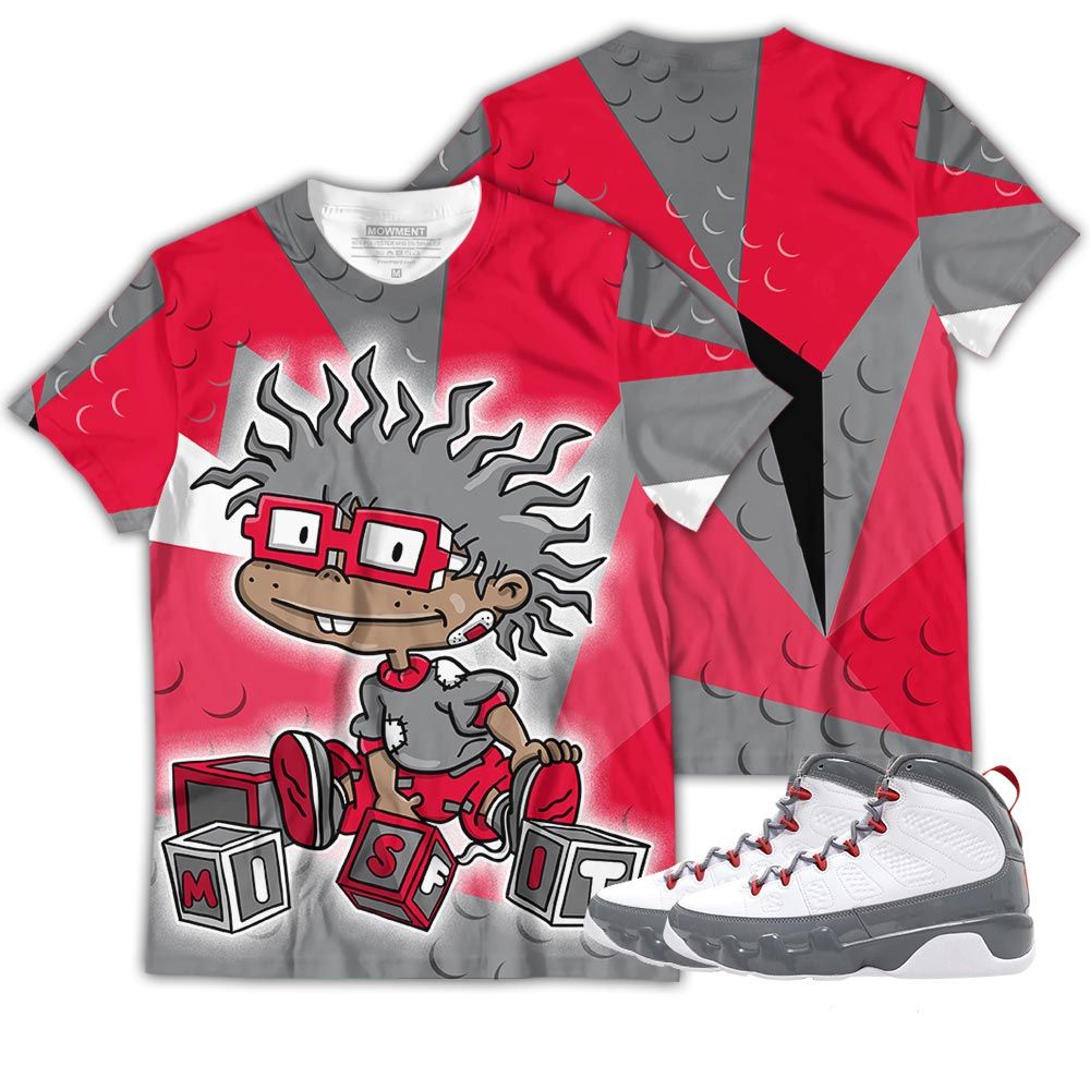 Homie Chuckie Rugrats Misfit Sneaker Shirt Match Grey Fire Red 9S, Jordan 9 Retro Fire Red Hoodie Sweatshirt Tee All Over Print MKO Shirt Homie Chuckie Rugrats Misfit Sneaker Shirt Match Grey Fire Red 9S, Jordan 9 Retro Fire Red Hoodie Sweatshirt Tee All Over Print MKO Shirt