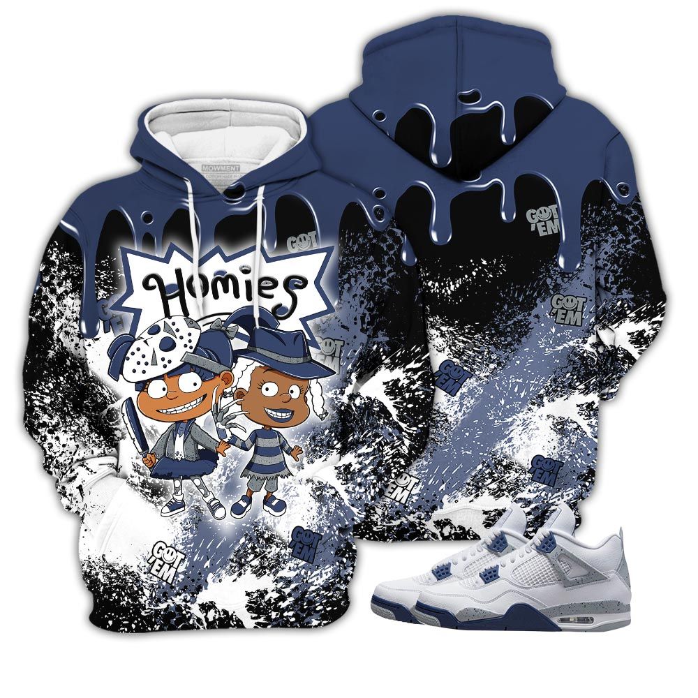 Homie Homies Rugrats Susie Horror Sneaker Shirt Match Midnight Navy 4Stee Jordan 4 Retro Midnight Navy Hoodie Sweatshirt Tee All Over Print MKO Shirt Homie Homies Rugrats Susie Horror Sneaker Shirt Match Midnight Navy 4Stee Jordan 4 Retro Midnight Navy Hoodie Sweatshirt Tee All Over Print MKO Shirt