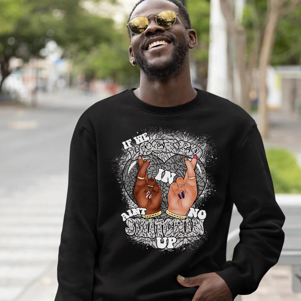 Homie If We Locked In Sneaker Shirt Match OG Elephant 1s, Jordan 1 White Cement MKO T-Shirt Homie If We Locked In Sneaker Shirt Match OG Elephant 1s, Jordan 1 White Cement MKO T-Shirt