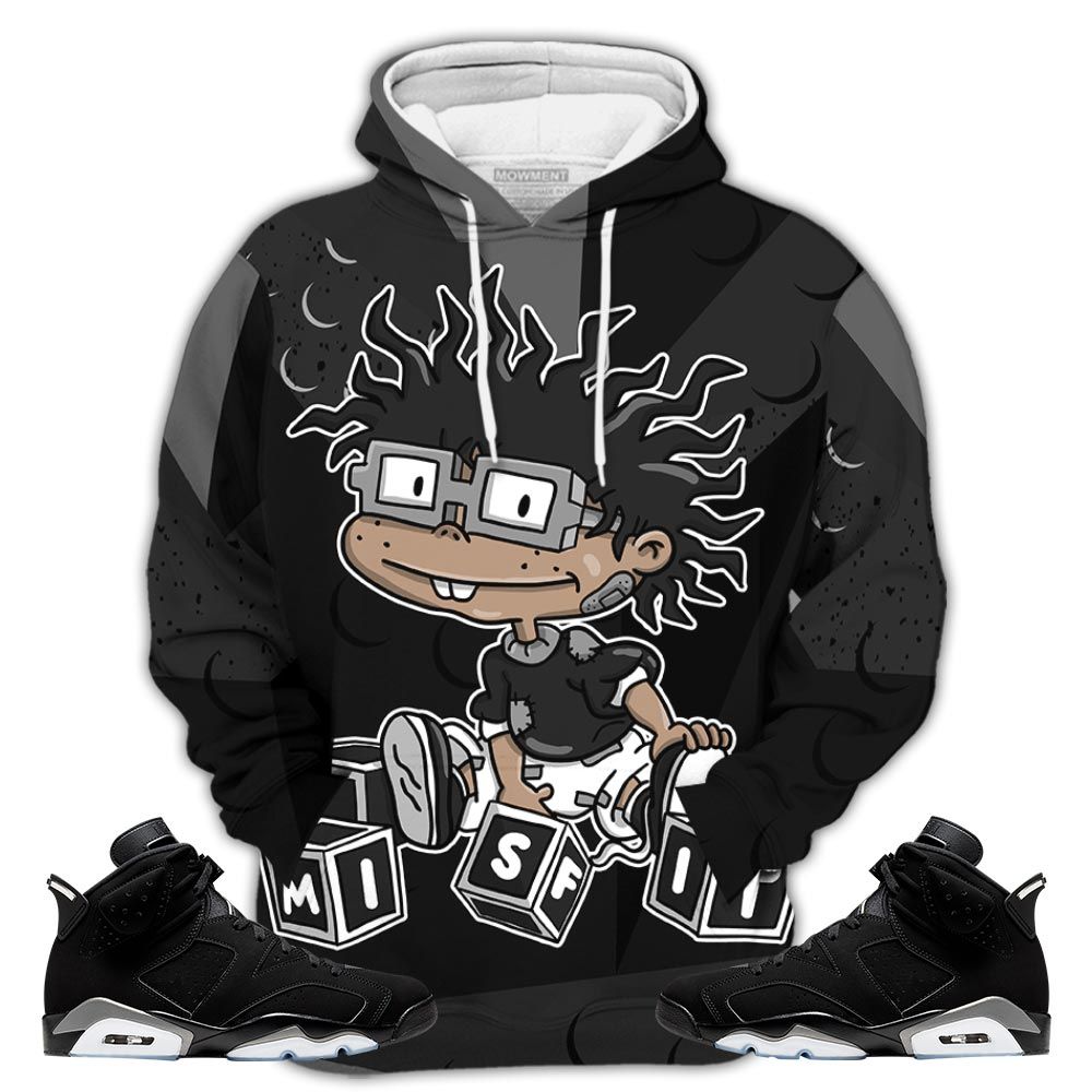 Homie Misfit Rugrats Sneaker Shirt Match Retro Metallic Silver 6S, Jordan 6 Black Chrome Hoodie Sweatshirt Tee All Over Print MKO Shirt Homie Misfit Rugrats Sneaker Shirt Match Retro Metallic Silver 6S, Jordan 6 Black Chrome Hoodie Sweatshirt Tee All Over Print MKO Shirt