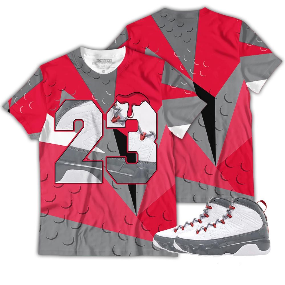 Homie Number 23 Drip Sneaker Shirt Match Fire Red 9S, Jordan 9 Retro Fire Red Hoodie Sweatshirt Tee All Over Print MKO Shirt Homie Number 23 Drip Sneaker Shirt Match Fire Red 9S, Jordan 9 Retro Fire Red Hoodie Sweatshirt Tee All Over Print MKO Shirt