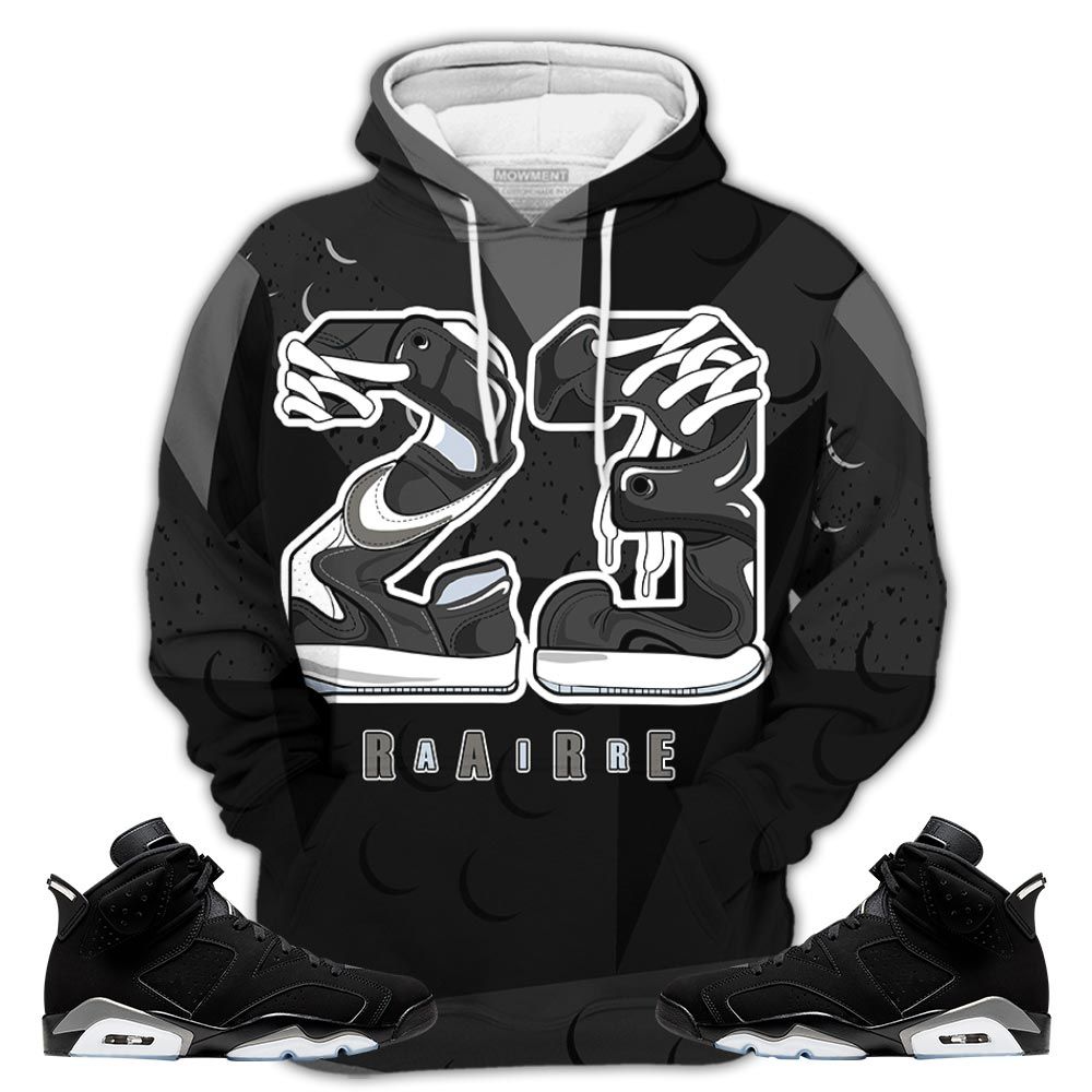 Homie Number 23 Rare Air Sneaker Shirt Match Retro Metallic Silver 6S, Jordan 6 Black Chrome Hoodie Sweatshirt Tee All Over Print MKO Shirt Homie Number 23 Rare Air Sneaker Shirt Match Retro Metallic Silver 6S, Jordan 6 Black Chrome Hoodie Sweatshirt Tee All Over Print MKO Shirt