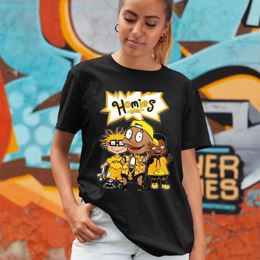 Homies Kids Sneaker Shirt Match 2023 Thunder 4s, Jordan Retro 4 Thunder MKO Sweatshirt Homies Kids Sneaker Shirt Match 2023 Thunder 4s, Jordan Retro 4 Thunder MKO Sweatshirt