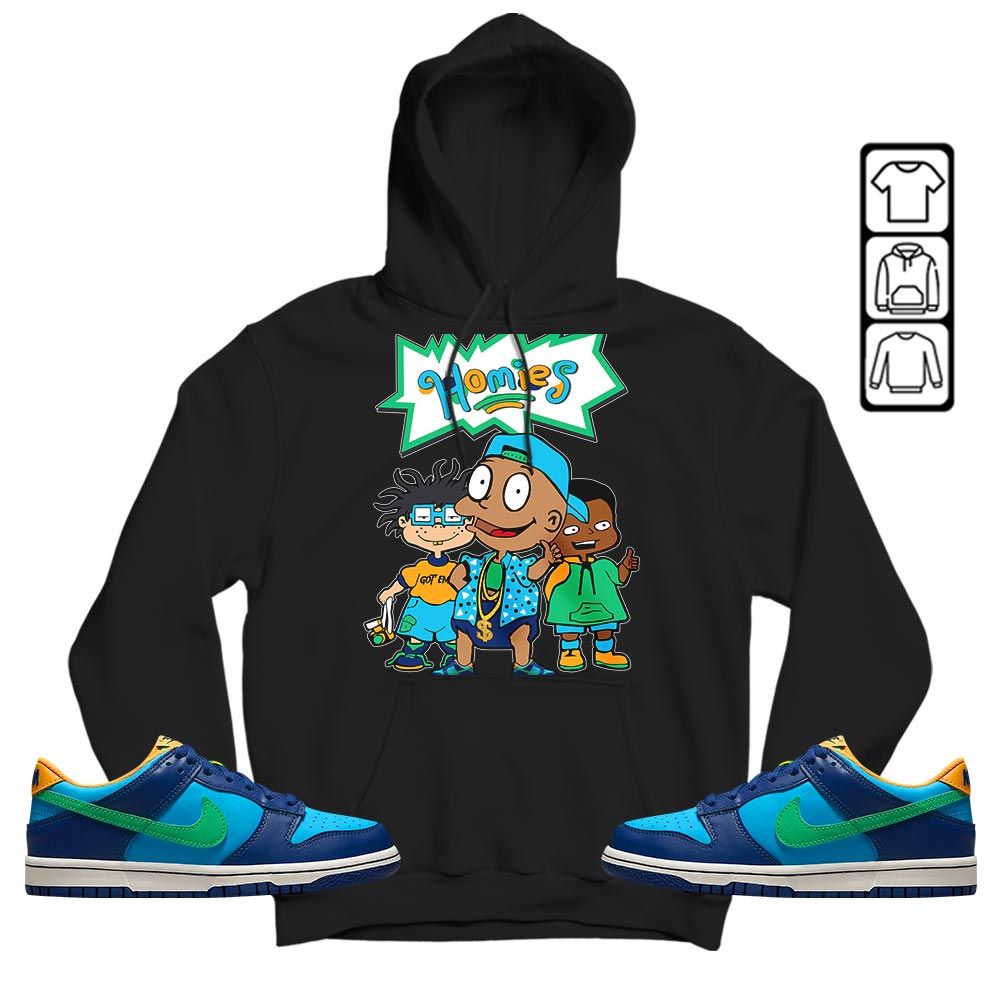 Homies Kids Sneaker Shirt Match Dunk Low GS Kyrie, Dunk Low GS Electric Algae MKO Hoodie Homies Kids Sneaker Shirt Match Dunk Low GS Kyrie, Dunk Low GS Electric Algae MKO Hoodie