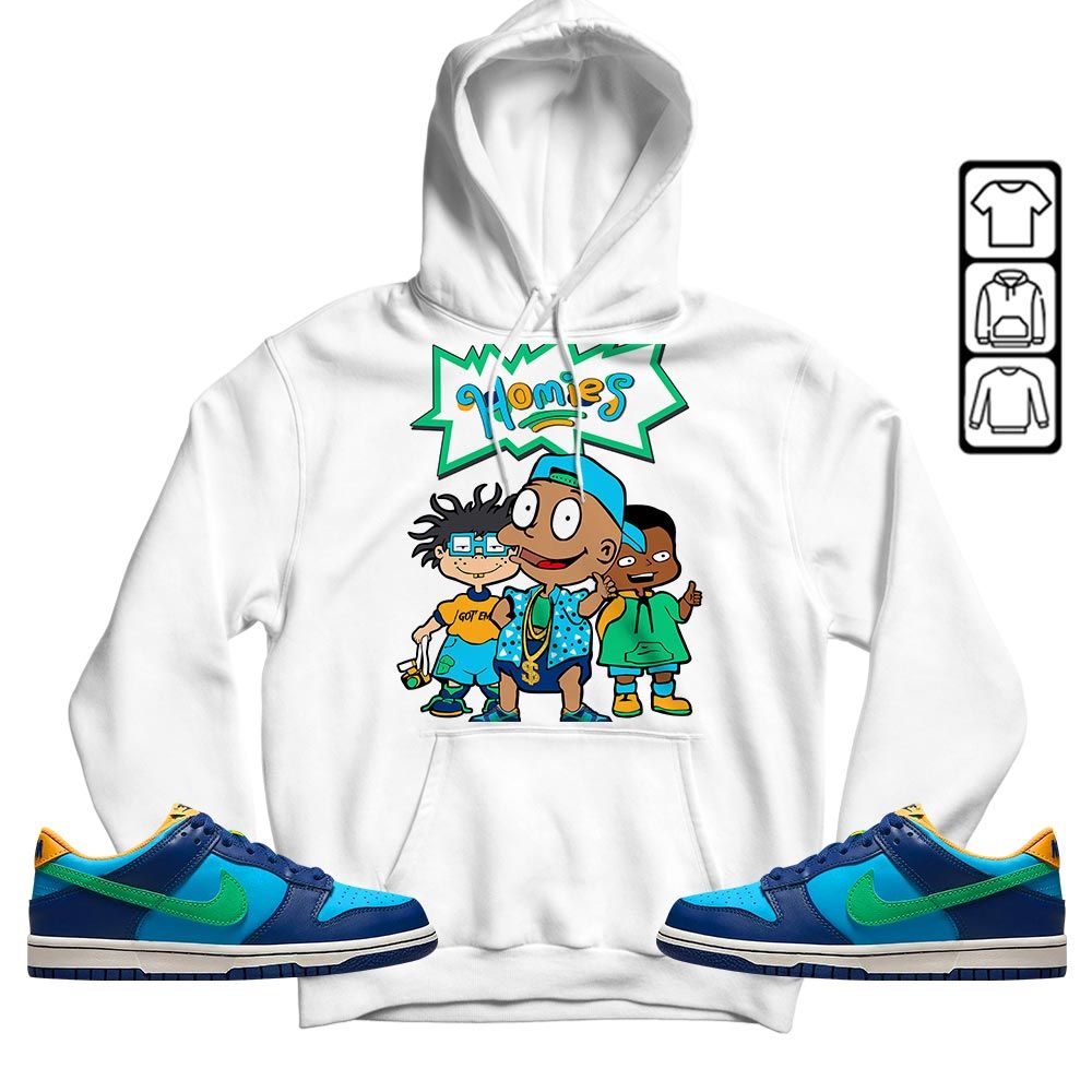 Homies Kids Sneaker Shirt Match Dunk Low GS Kyrie, Dunk Low GS Electric Algae MKO T-Shirt Homies Kids Sneaker Shirt Match Dunk Low GS Kyrie, Dunk Low GS Electric Algae MKO T-Shirt