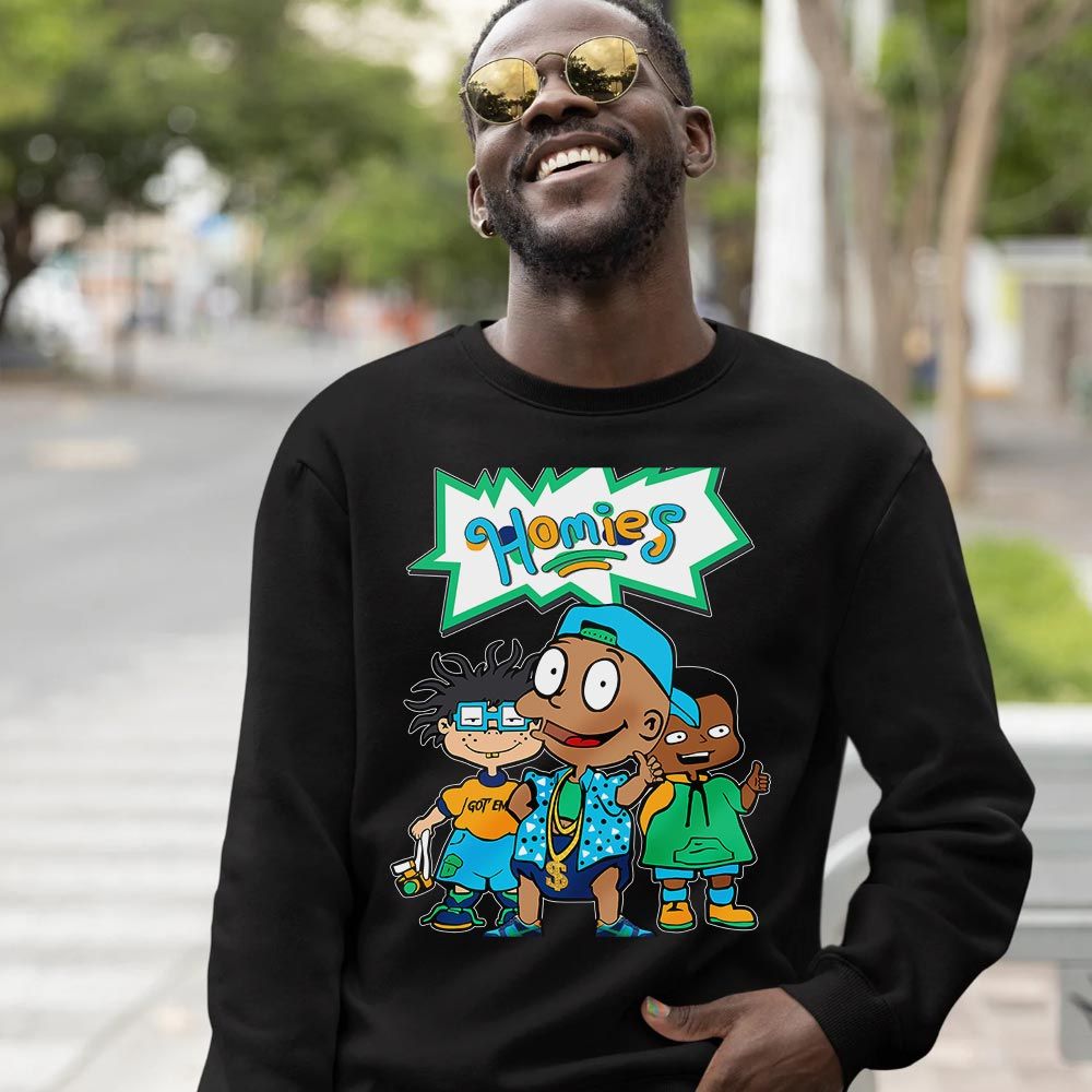 Homies Kids Sneaker Shirt Match Dunk Low GS Kyrie, Dunk Low GS Electric Algae MKO T-Shirt Homies Kids Sneaker Shirt Match Dunk Low GS Kyrie, Dunk Low GS Electric Algae MKO T-Shirt