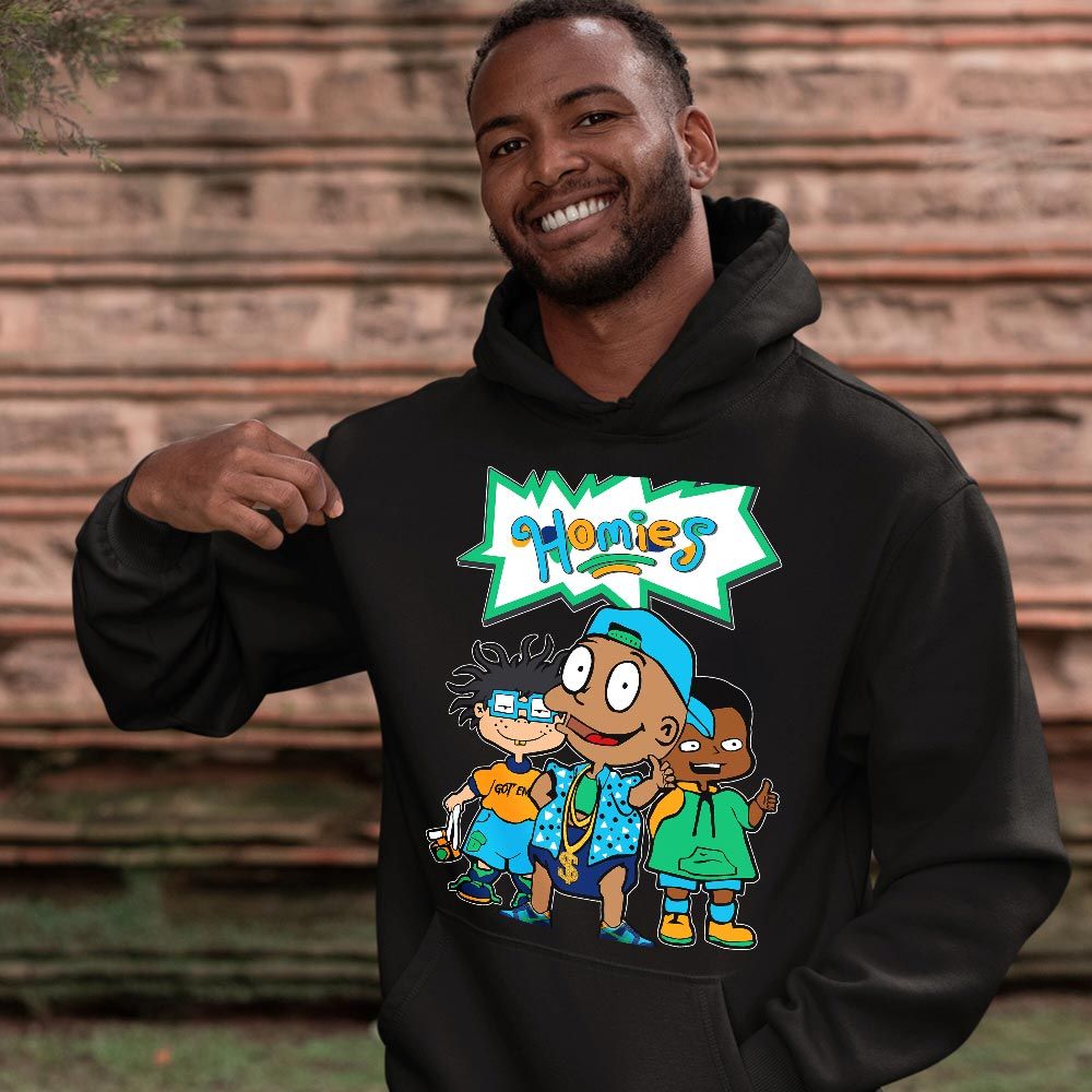 Homies Kids Sneaker Shirt Match Dunk Low GS Kyrie, Dunk Low GS Electric Algae MKO T-Shirt Homies Kids Sneaker Shirt Match Dunk Low GS Kyrie, Dunk Low GS Electric Algae MKO T-Shirt
