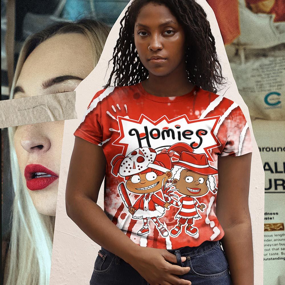 Homies Rugrats Sneaker Shirt Match 11 Varsity Red, Jordan 11 Retro Cherry Hoodie Sweatshirt Tee All Over Print MKO Shirt Homies Rugrats Sneaker Shirt Match 11 Varsity Red, Jordan 11 Retro Cherry Hoodie Sweatshirt Tee All Over Print MKO Shirt