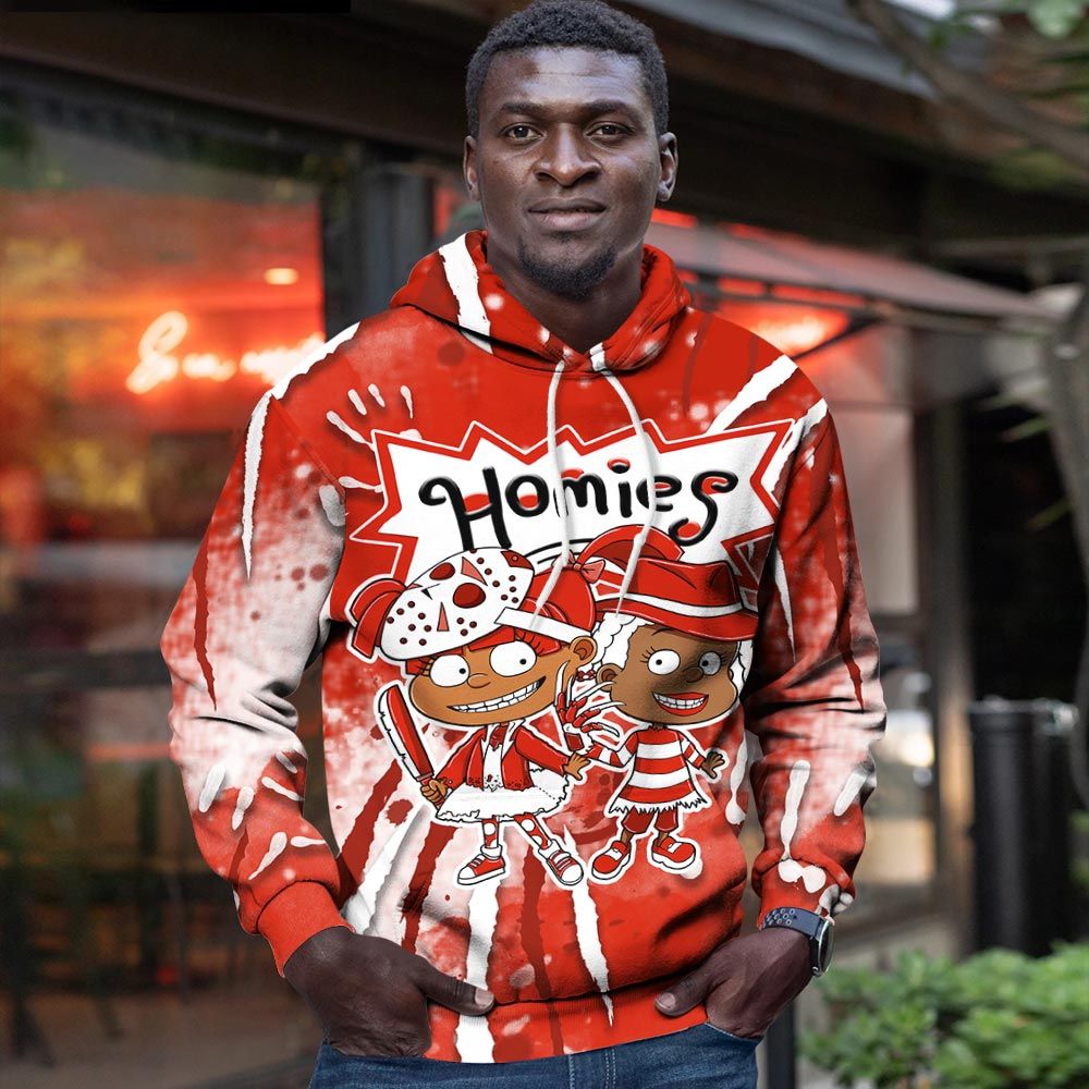Homies Rugrats Sneaker Shirt Match 11 Varsity Red, Jordan 11 Retro Cherry Hoodie Sweatshirt Tee All Over Print MKO Shirt Homies Rugrats Sneaker Shirt Match 11 Varsity Red, Jordan 11 Retro Cherry Hoodie Sweatshirt Tee All Over Print MKO Shirt