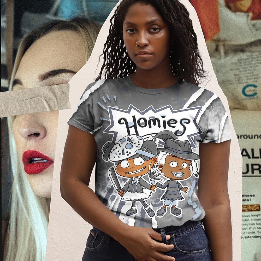 Homies Rugrats Sneaker Shirt Match Retro Cool Grey 6S, Jordan 6 Cool Grey Hoodie Sweatshirt Tee All Over Print MKO Shirt Homies Rugrats Sneaker Shirt Match Retro Cool Grey 6S, Jordan 6 Cool Grey Hoodie Sweatshirt Tee All Over Print MKO Shirt