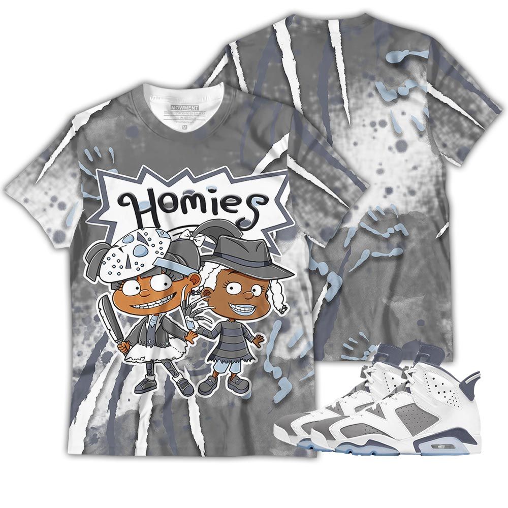 Homies Rugrats Sneaker Shirt Match Retro Cool Grey 6S, Jordan 6 Cool Grey Hoodie Sweatshirt Tee All Over Print MKO Shirt Homies Rugrats Sneaker Shirt Match Retro Cool Grey 6S, Jordan 6 Cool Grey Hoodie Sweatshirt Tee All Over Print MKO Shirt
