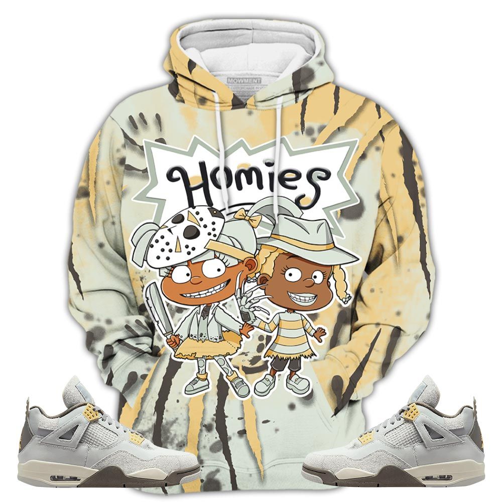 Homies Rugrats Sneaker Shirt Match Retro Craft 4S, Jordan 4 Craft Photon Dust Hoodie Sweatshirt Tee All Over Print MKO Shirt Homies Rugrats Sneaker Shirt Match Retro Craft 4S, Jordan 4 Craft Photon Dust Hoodie Sweatshirt Tee All Over Print MKO Shirt