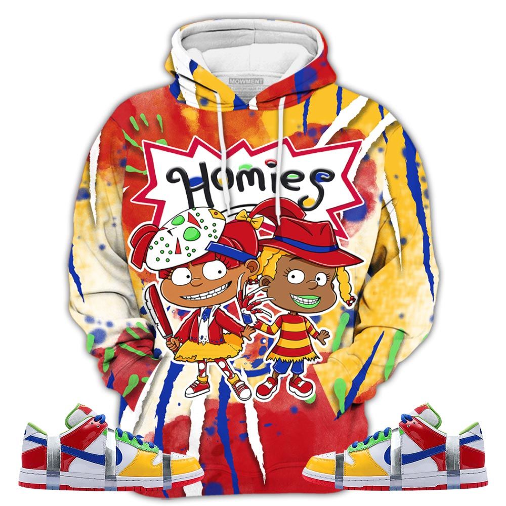 Homies Rugrats Sneaker Shirt Match Sb Dunk Low Ebay, Sb Dunk Low Sandy Hoodie Sweatshirt Tee All Over Print MKO Shirt