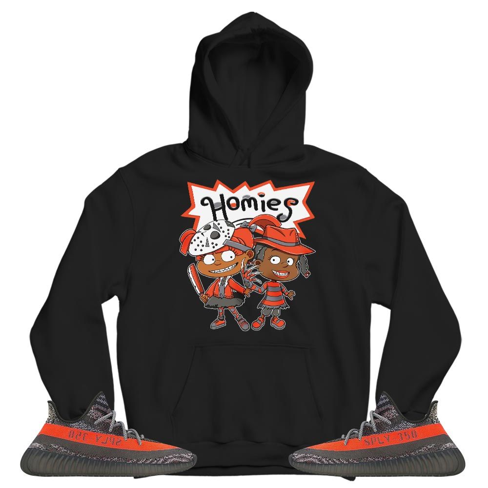 Homies Rugrats Susie Horror Sneaker Shirt Match Boost 350 V2 Dark Beluga, Yeezy 350 V2 Carbon Beluga MKO T-Shirt