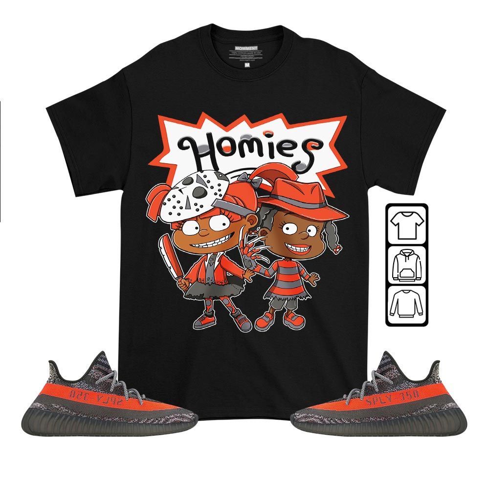 Homies Rugrats Susie Horror Sneaker Shirt Match Boost 350 V2 Dark Beluga, Yeezy 350 V2 Carbon Beluga MKO T-Shirt Homies Rugrats Susie Horror Sneaker Shirt Match Boost 350 V2 Dark Beluga, Yeezy 350 V2 Carbon Beluga MKO T-Shirt