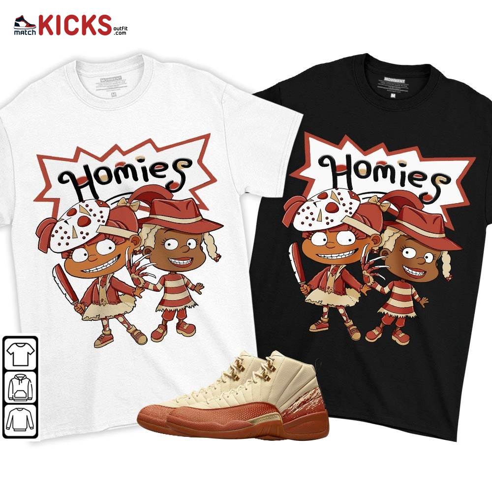 Homies Rugrats Susie Horror Sneaker Shirt Match Eastside Golf 12s, Jordan 12 Retro Eastside Golf MKO T-Shirt Homies Rugrats Susie Horror Sneaker Shirt Match Eastside Golf 12s, Jordan 12 Retro Eastside Golf MKO T-Shirt