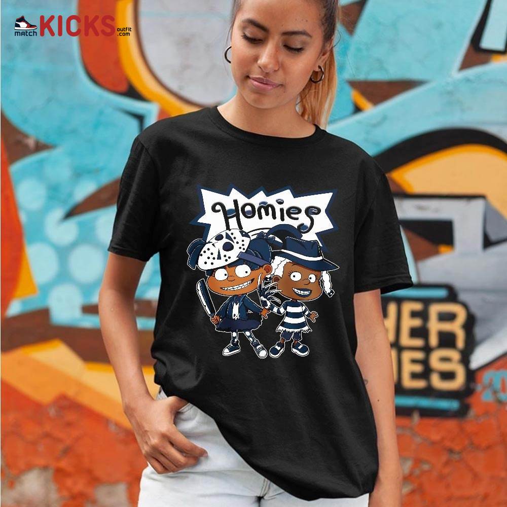 Homies Rugrats Susie Horror Sneaker Shirt Match Midnight Navy 11s, Jordan 11 Retro Midnight Navy MKO T-Shirt Homies Rugrats Susie Horror Sneaker Shirt Match Midnight Navy 11s, Jordan 11 Retro Midnight Navy MKO T-Shirt