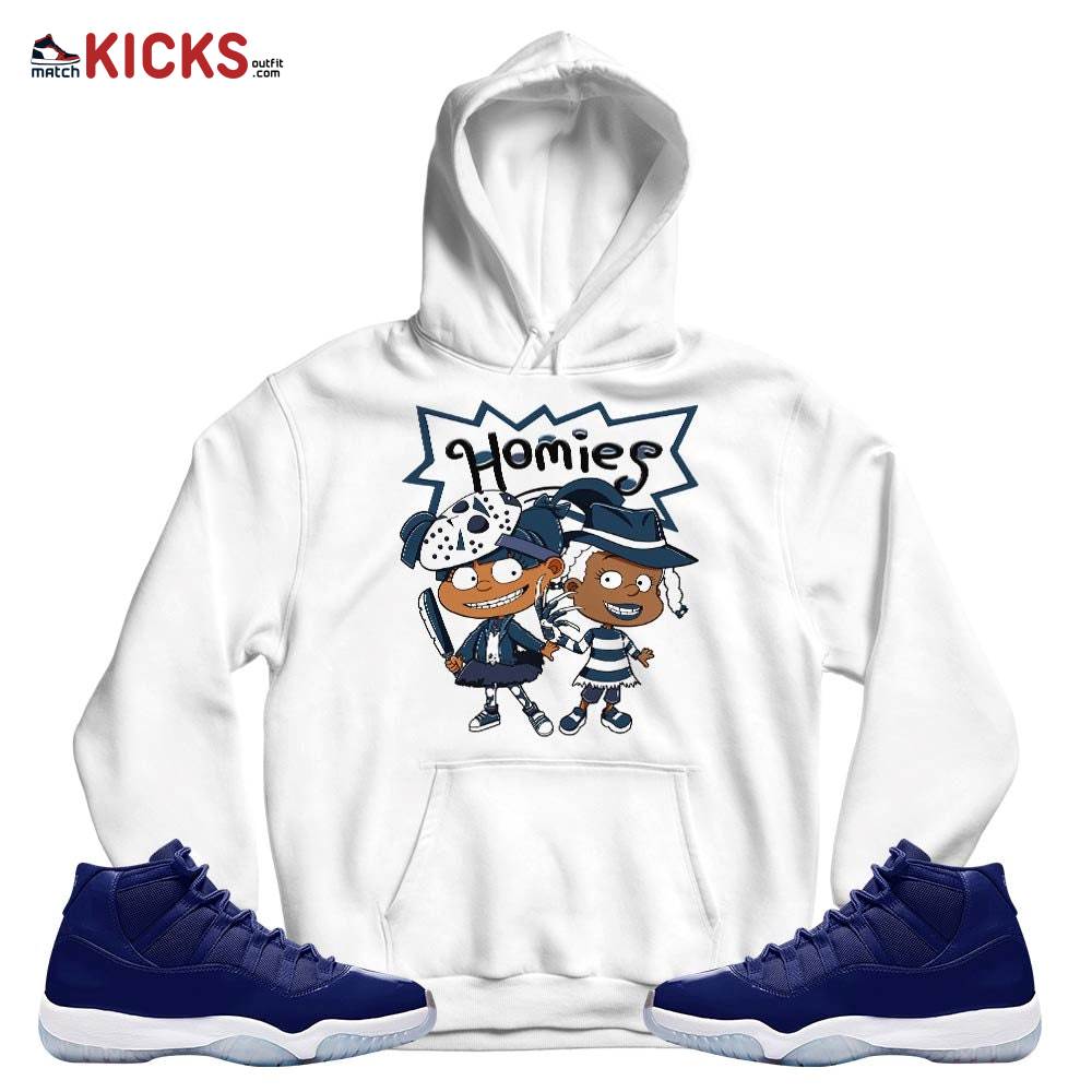 Homies Rugrats Susie Horror Sneaker Shirt Match Midnight Navy 11s, Jordan 11 Retro Midnight Navy MKO T-Shirt Homies Rugrats Susie Horror Sneaker Shirt Match Midnight Navy 11s, Jordan 11 Retro Midnight Navy MKO T-Shirt