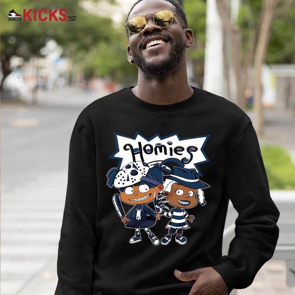 Homies Rugrats Susie Horror Sneaker Shirt Match Midnight Navy 11s, Jordan 11 Retro Midnight Navy MKO T-Shirt Homies Rugrats Susie Horror Sneaker Shirt Match Midnight Navy 11s, Jordan 11 Retro Midnight Navy MKO T-Shirt