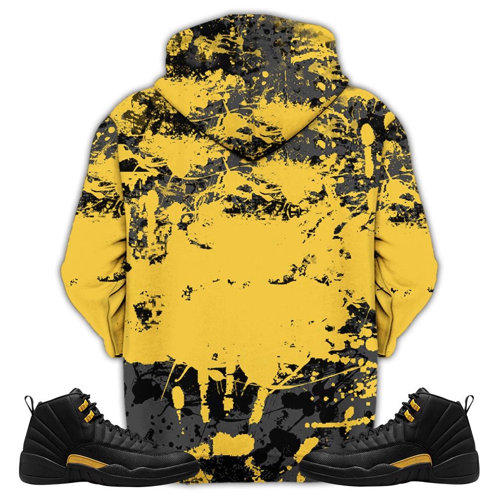 Horror Drip Sneaker Shirt Match Black Taxi 12S, Jordan 12 Retro Black Taxi Hoodie Sweatshirt Tee All Over Print MKO Shirt