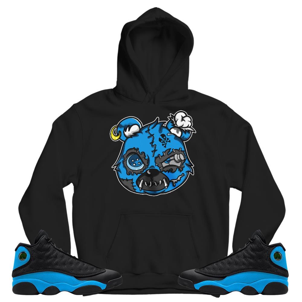 Horror Game Bear Sneaker Shirt Match Black University Blue 13s, Jordan 13 Black University Blue 2022 MKO T-Shirt