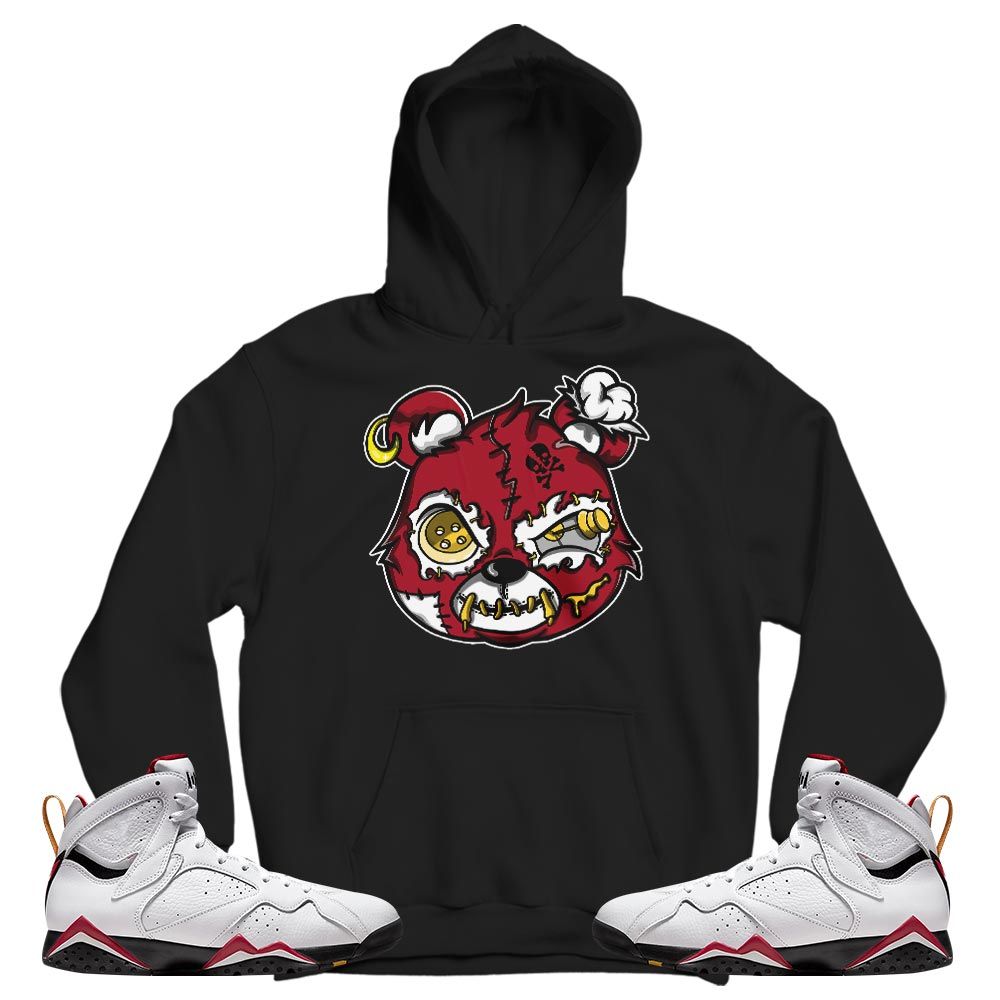 Horror Game Bear Sneaker Shirt Match Cardinal 7s, Jordan 7 Retro Cardinal MKO T-Shirt