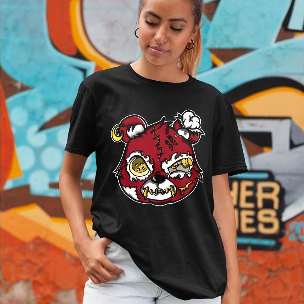 Horror Game Bear Sneaker Shirt Match Cardinal 7s, Jordan 7 Retro Cardinal MKO T-Shirt Horror Game Bear Sneaker Shirt Match Cardinal 7s, Jordan 7 Retro Cardinal MKO T-Shirt