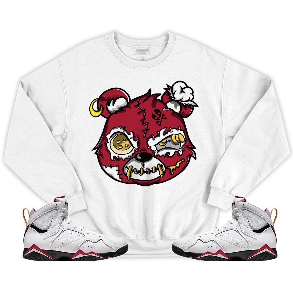 Horror Game Bear Sneaker Shirt Match Cardinal 7s, Jordan 7 Retro Cardinal MKO T-Shirt Horror Game Bear Sneaker Shirt Match Cardinal 7s, Jordan 7 Retro Cardinal MKO T-Shirt